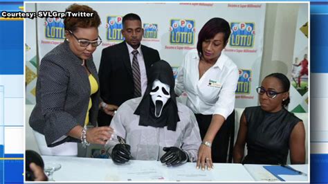 scream mask lottery winner